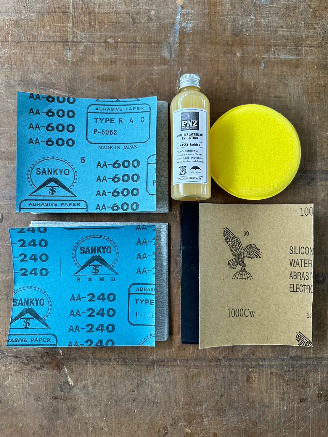 PNZ Wood Wax Oil Maintenance Kit