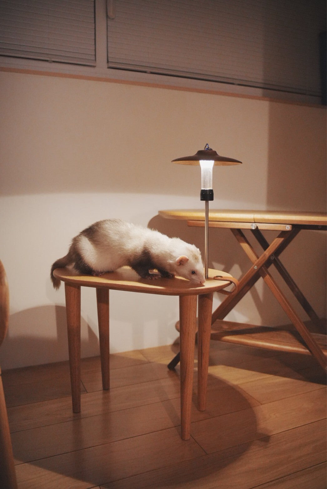 Oak One Side Table