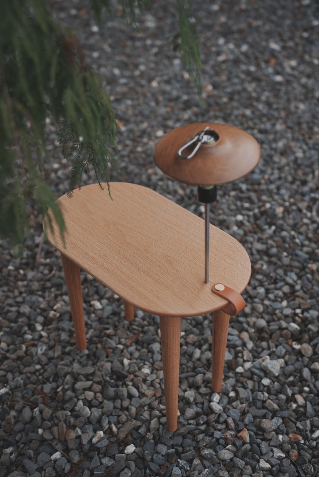 Oak One Side Table