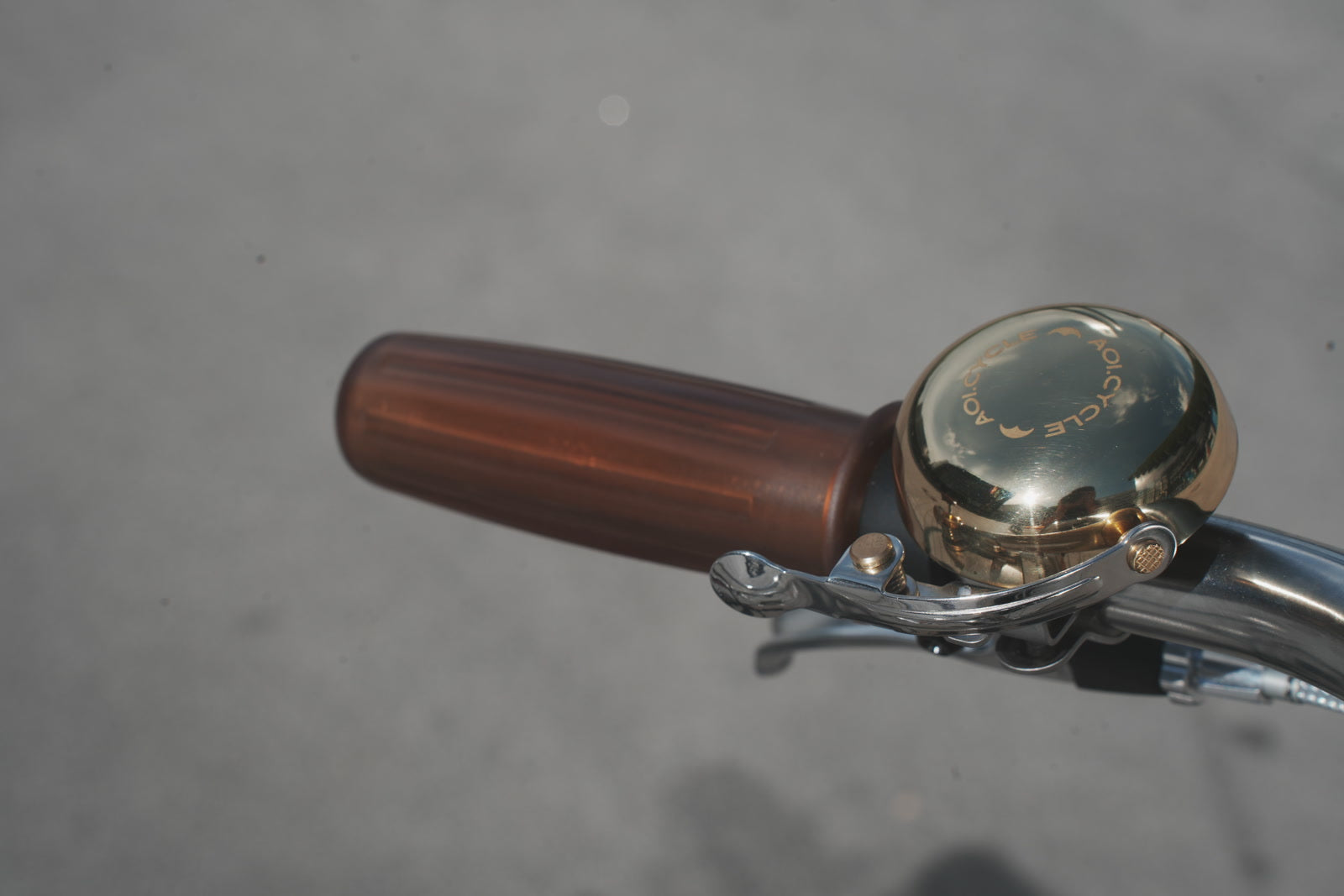 Rindow Tarugata Retro Grips | 120mm - brown translucent