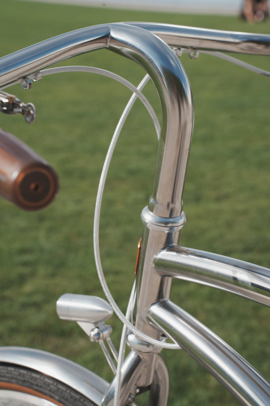 Rindow Tarugata Retro Grips | 120mm - brown translucent
